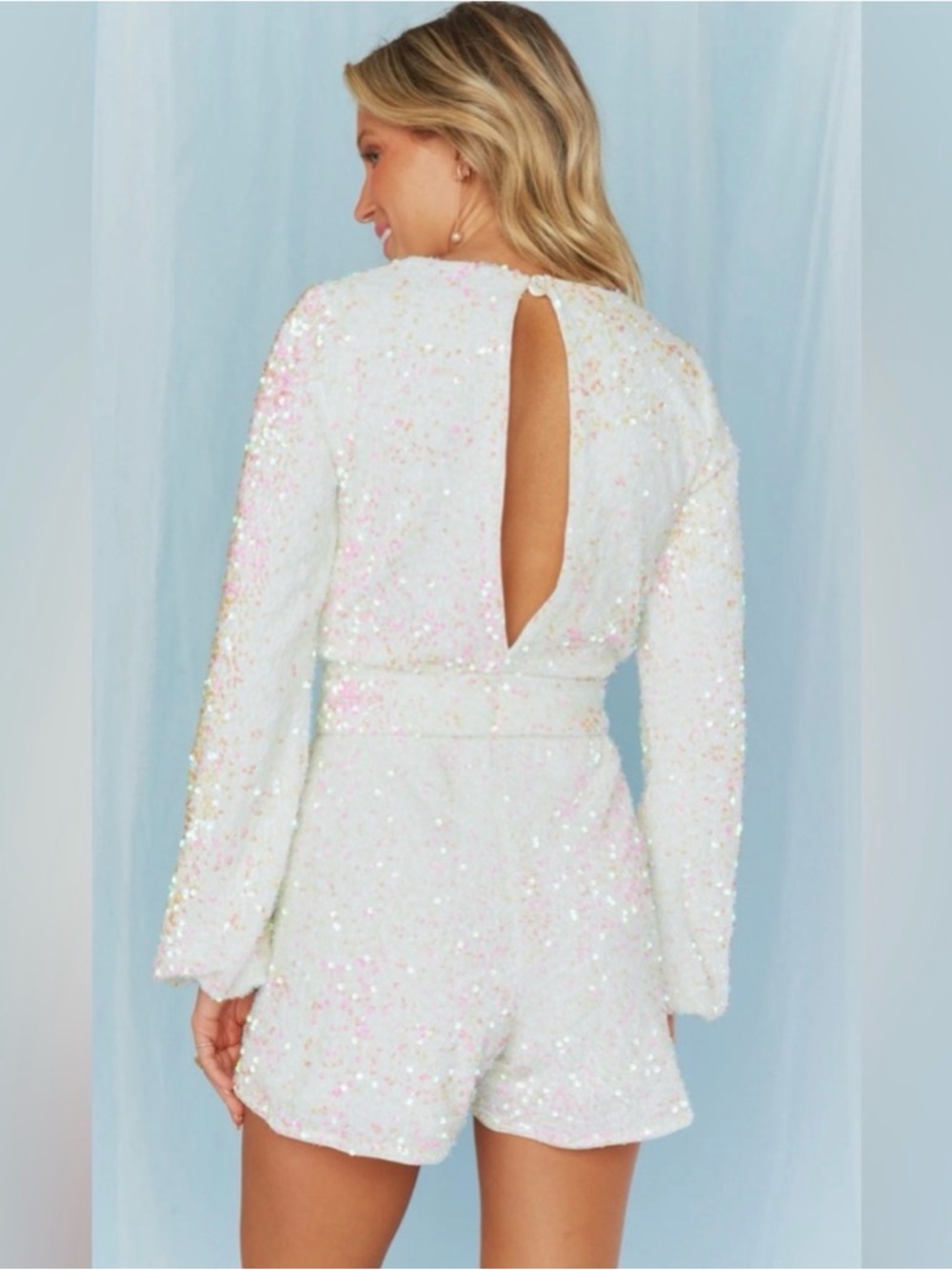 Show me your mumu love on the dance floor romper sequin - Picture 4 of 5